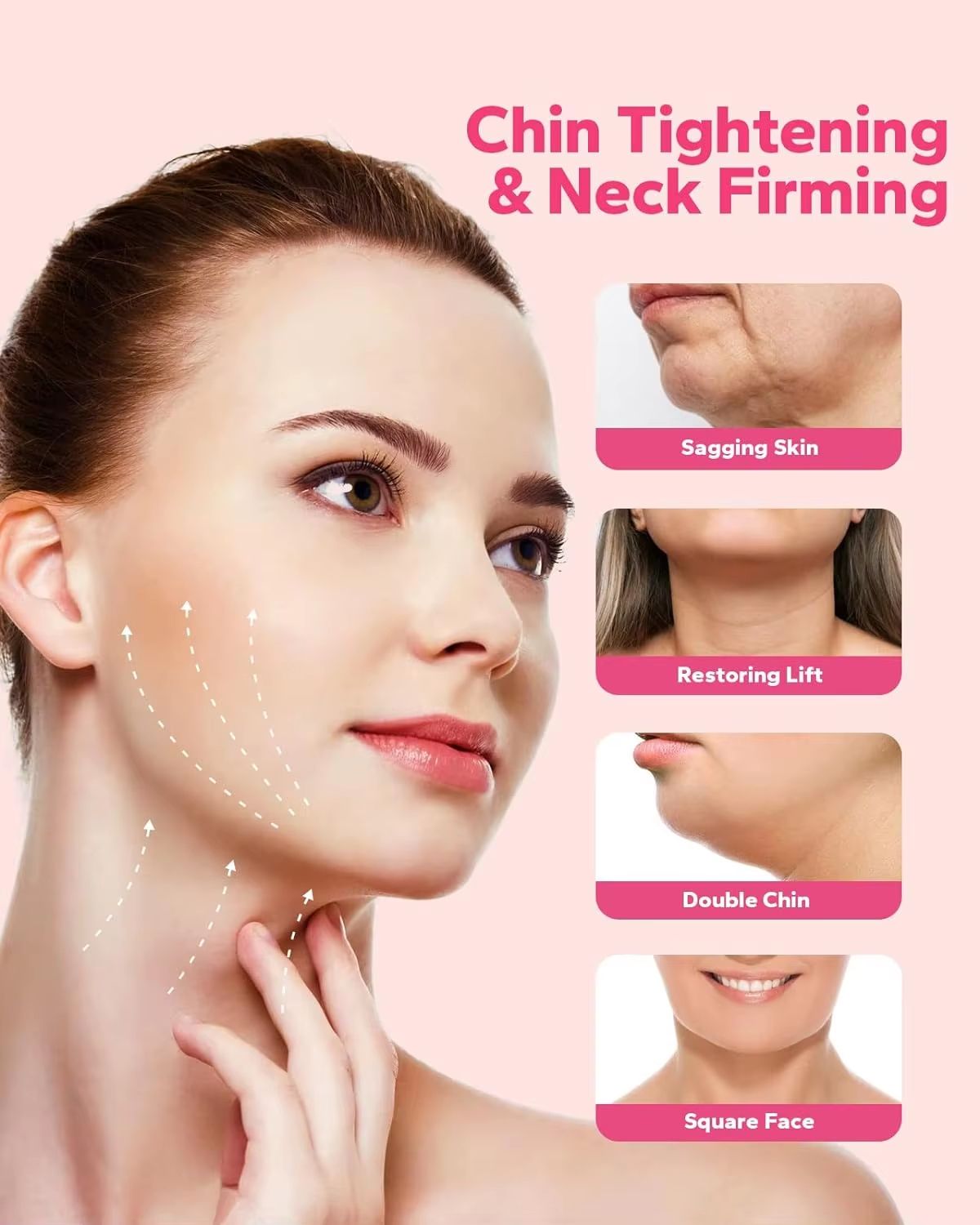 VLine Face Strap  Double Chin Reducer  Chin Lift Mask 1