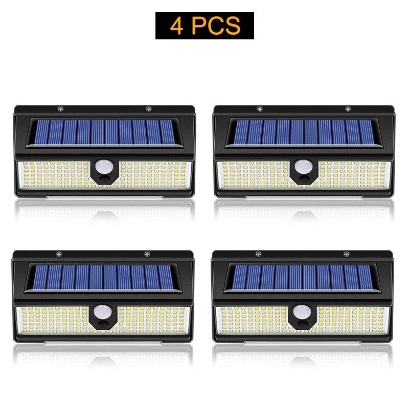 Solar Wall Lamp IP65 Waterproof Outdoor Garden Light With Motion Sensor And 4 Lighting Modes For Ya 6