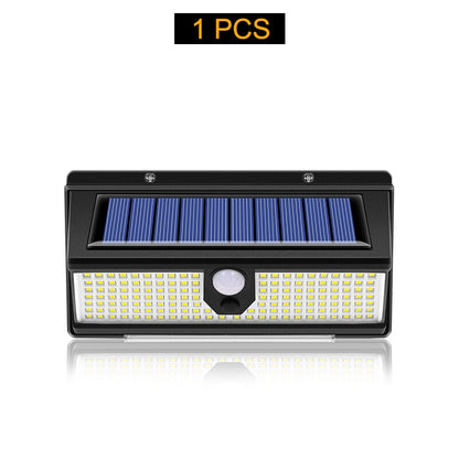 Solar Wall Lamp IP65 Waterproof Outdoor Garden Light With Motion Sensor And 4 Lighting Modes For Ya 7