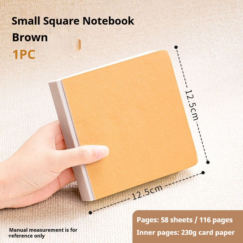 Sketchbook, Handheld Portable Drawing Notebook, Watercolor Paper for Oil Paint, Gouache, and coloring book