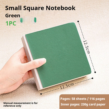 Sketchbook, Handheld Portable Drawing Notebook, Watercolor Paper for Oil Paint, Gouache, and coloring book