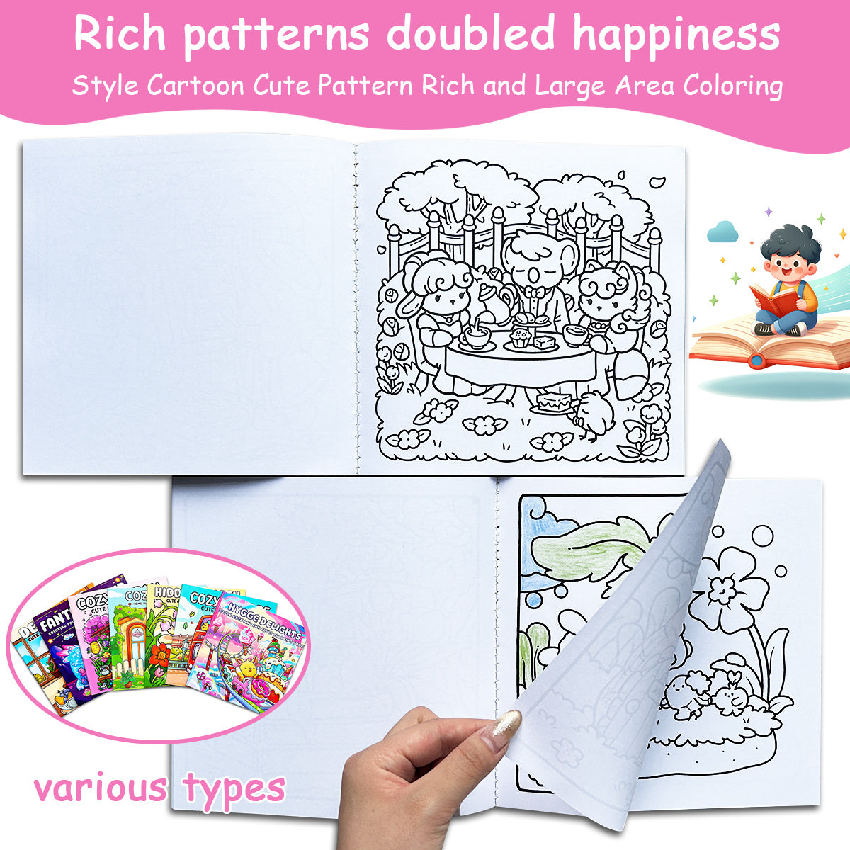 A Collection Of Best Selling Adult Coloring Books Covering Diverse Themes For Stress Relief 2