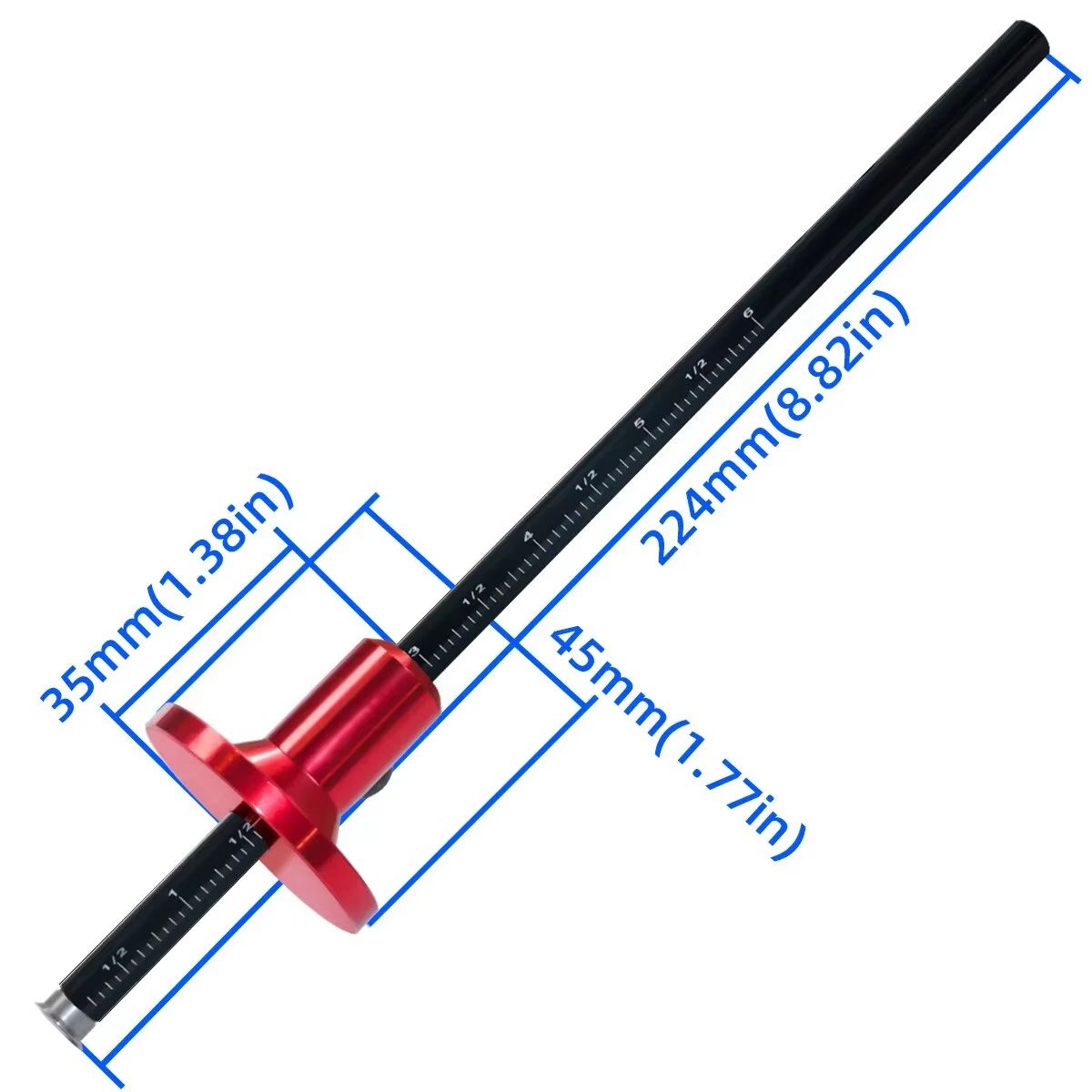 Precision Wheel Marking Gauge  Wood Scriber  Measuring Tool 4