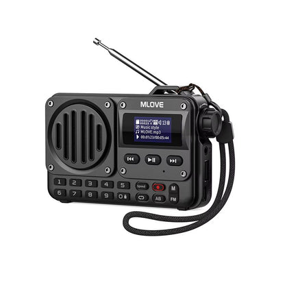 MLOVE BV800 Portable Bluetooth Speaker with FM Radio & LCD Display
