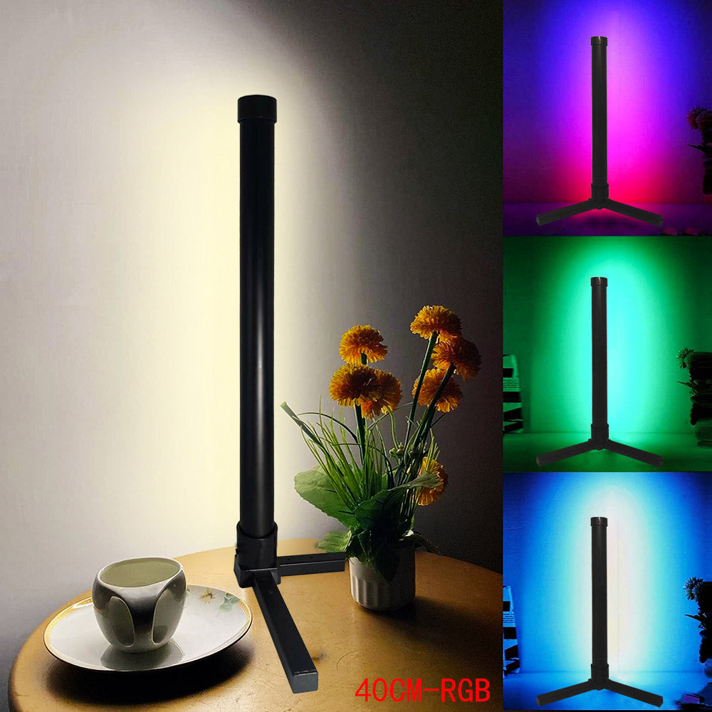 Modern RGB Floor Lamp, Color Changing, Music Sync Mode, Standing Mood Light for Bedroom, Living Room