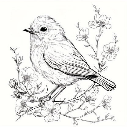 Charming Birds World Coloring Book For Soothing Stress And Relaxation A Stress Reduction Colouring  1