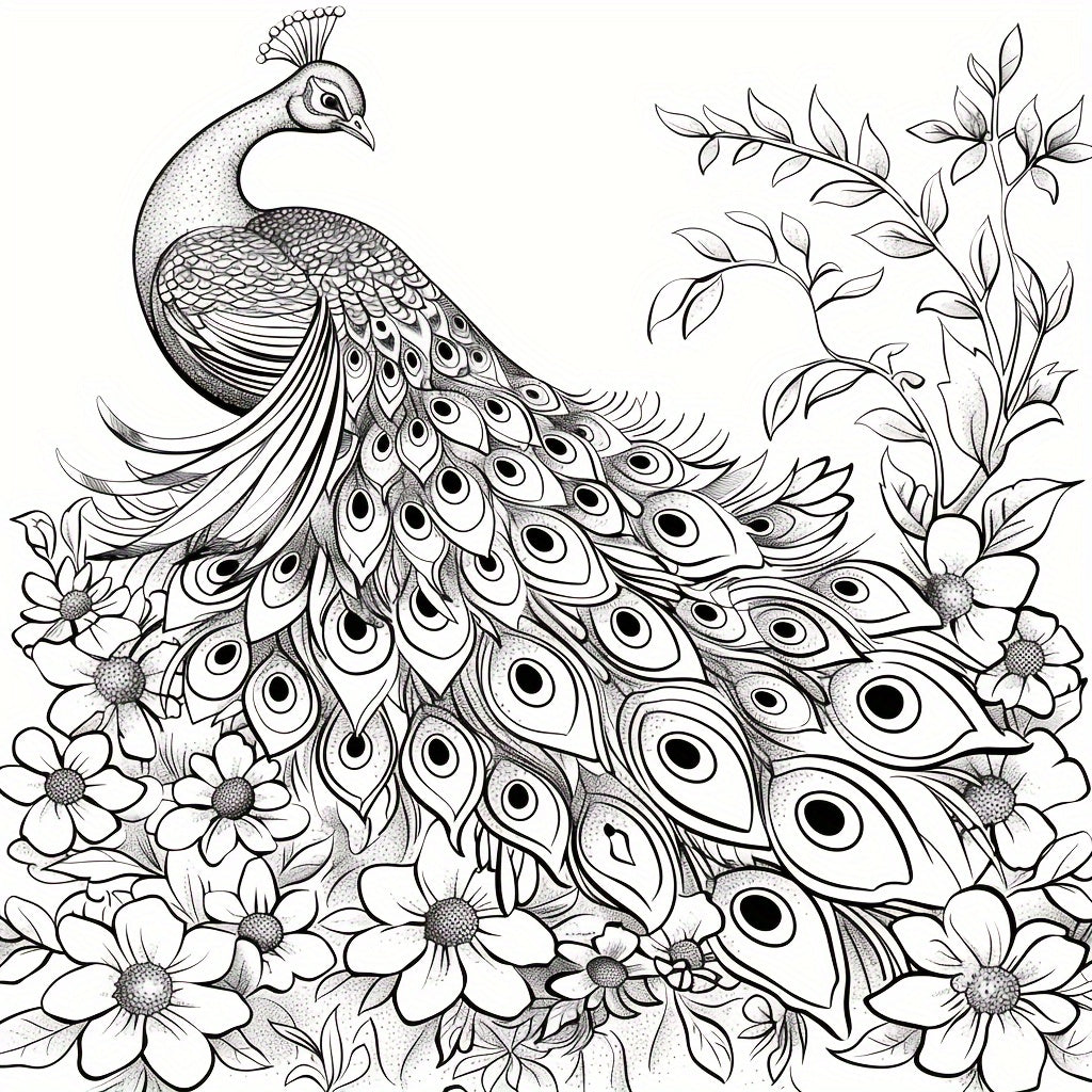 Charming Birds World Coloring Book For Soothing Stress And Relaxation A Stress Reduction Colouring  2