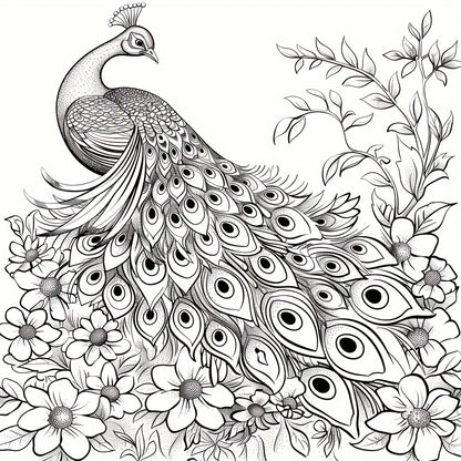 Charming Birds World Coloring Book For Soothing Stress And Relaxation A Stress Reduction Colouring  2