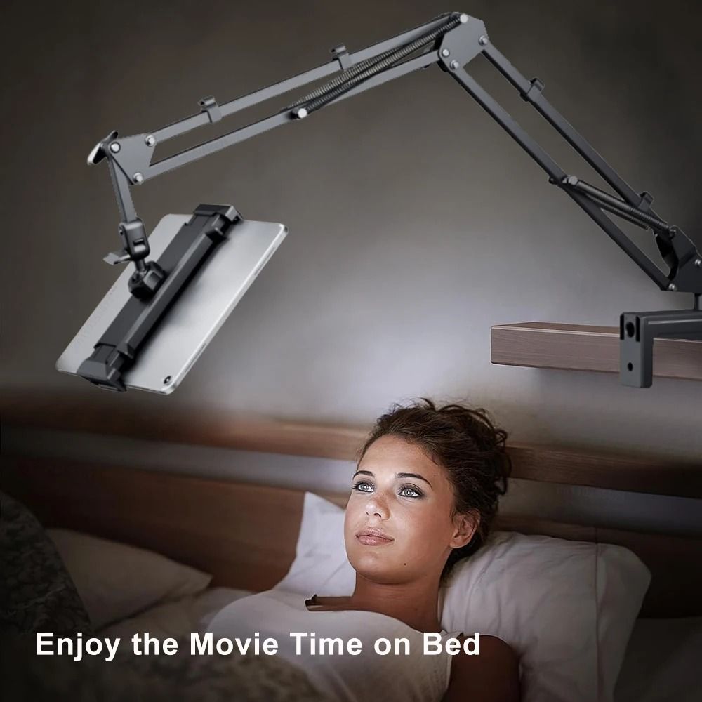 Adjustable Tablet Holder With 360 Degree Rotating Arm For Bed And Desk 5