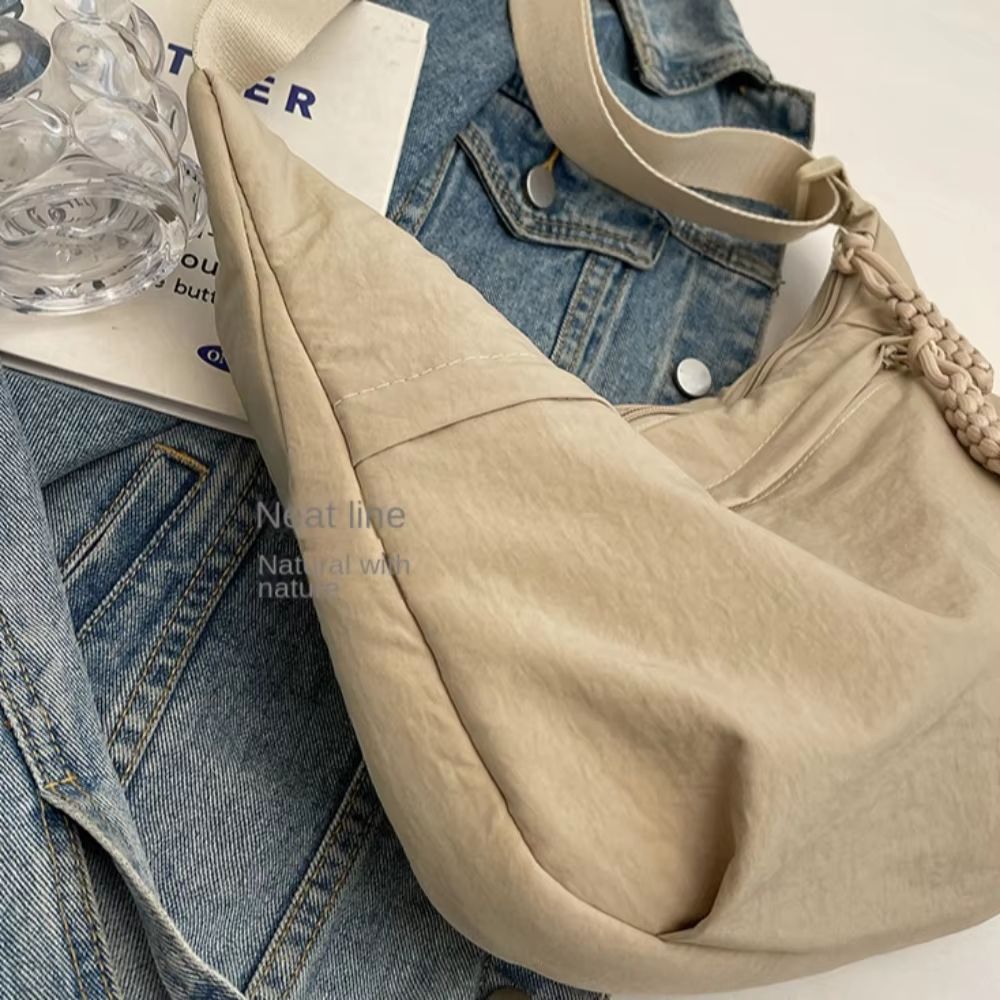 Canvas Crossbody Bag  Large Capacity Lightweight Shoulder Bag 4