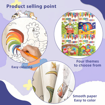 Unlock Childrens Happy Creativity, with the Coloring and Joy Coloring Book, a Fun Kids Activity Booklet