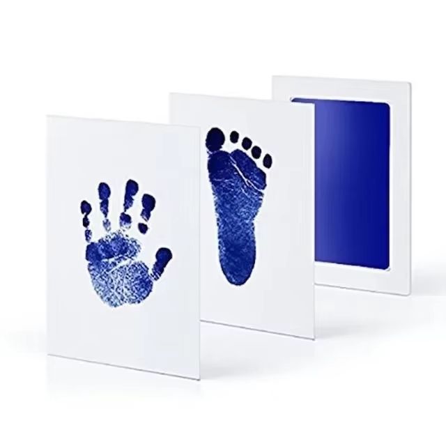 Newborn Baby Hand And Footprint Kit With Photo Frame  DIY Baby Keepsake 10