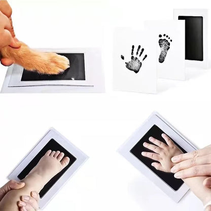 Newborn Baby Hand And Footprint Kit With Photo Frame  DIY Baby Keepsake 3