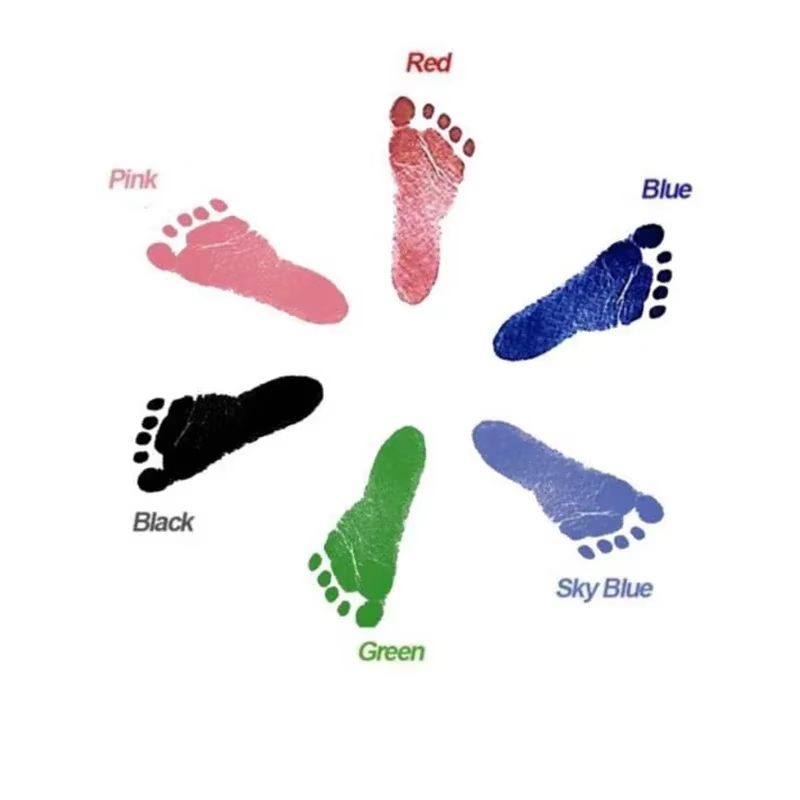 Newborn Baby Hand And Footprint Kit With Photo Frame  DIY Baby Keepsake 4