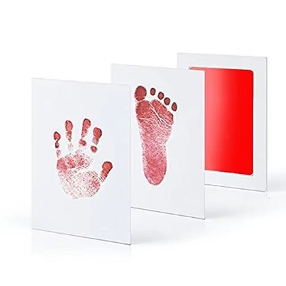 Newborn Baby Hand And Footprint Kit With Photo Frame  DIY Baby Keepsake 6