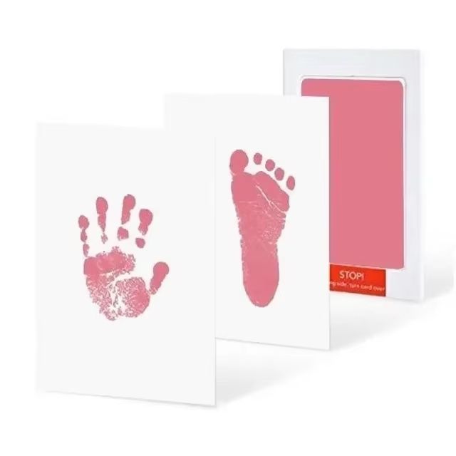 Newborn Baby Hand And Footprint Kit With Photo Frame  DIY Baby Keepsake 8
