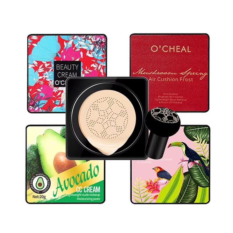 OCHEAL Mushroom Head BB Cream Foundation – Smooth Face Makeup Concealer Cushion Compact
