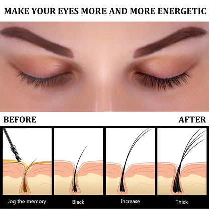 Natural Eyebrow  Eyelash Growth Serum  Thickening Curling And Moisturizing Castor Oil Liquid For Fe 4