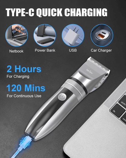 Professional Hair Clippers Cordless Trimmer Beard Cutting Barber Machine Kit Precision Adjustable G 1