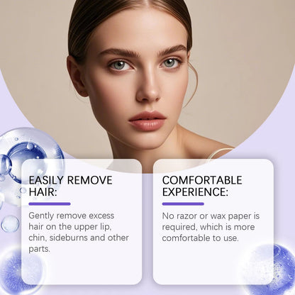 Gentle Facial Hair Removal Cream  Painless Nourishing And NonIrritating Skin Care Solution 2