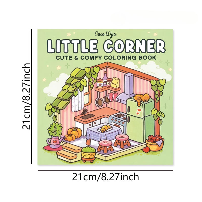 Diverse Themed Coloring Books, Unleash Creativity, Cozy Scenes, Fashion Vibes, Art Therapy For Adults
