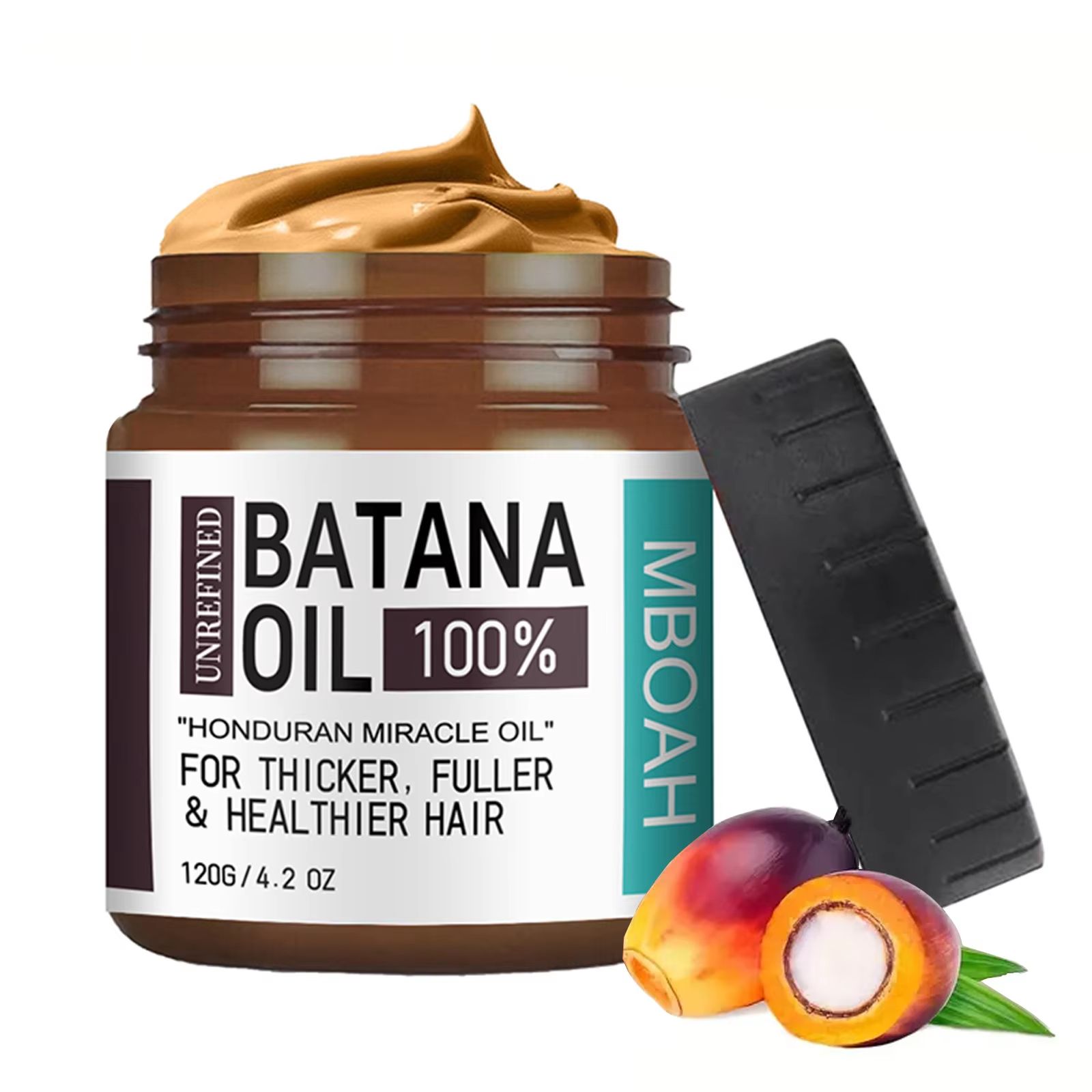 100% Batana Hair Oil – Thicker, Fuller, Healthier Hair & Silky Hair Nutrition for Men
