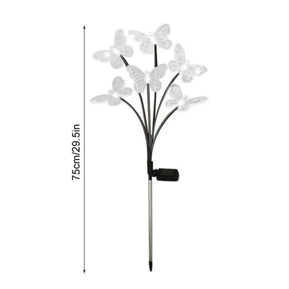 Solar Butterfly Garden Lights Outdoor Waterproof LED Lamps 5