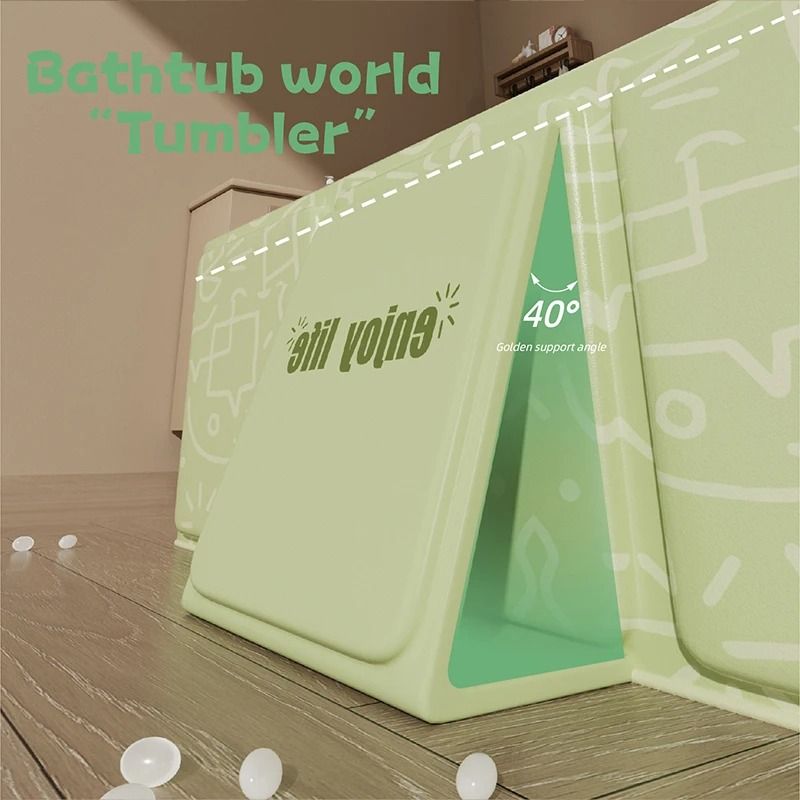 Portable Folding Bathtub For Kids Travel And Home Use 2