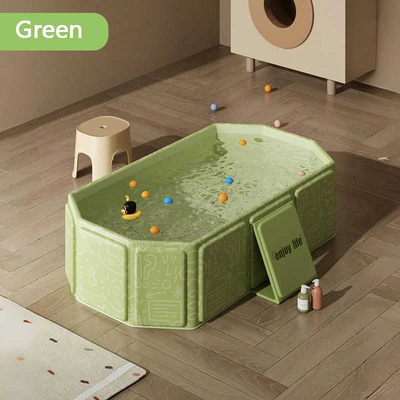 Portable Folding Bathtub For Kids Travel And Home Use 3
