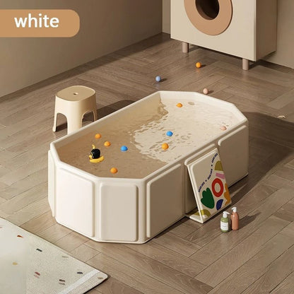 Portable Folding Bathtub For Kids Travel And Home Use 4
