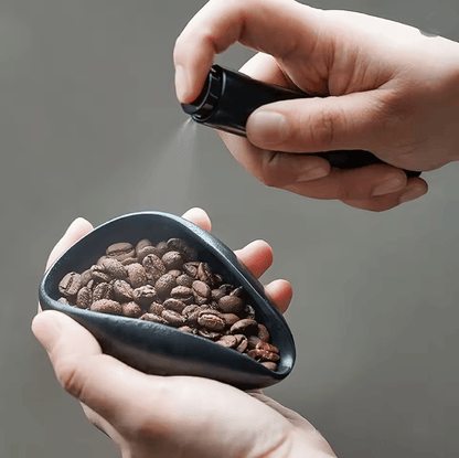 BrewMist Anti Static Coffee Bean Spray Bottle for Precision Grinding