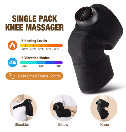 ThermaFlex Heated Vibrating Knee Pad With Infrared Therapy And USB Power 2