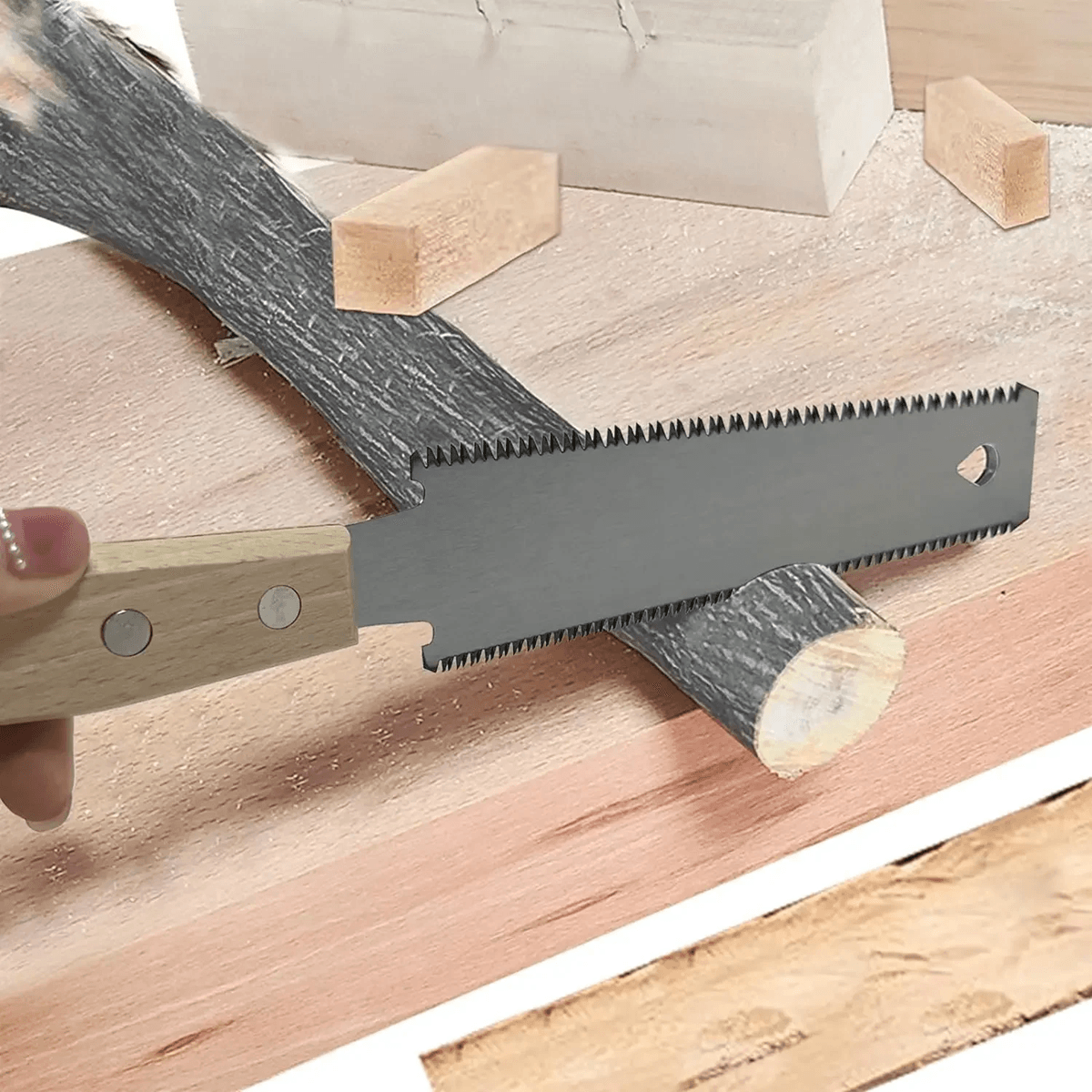 FlexCut 6 Inch Double Sided Hand Saw For Precision Woodworking 2