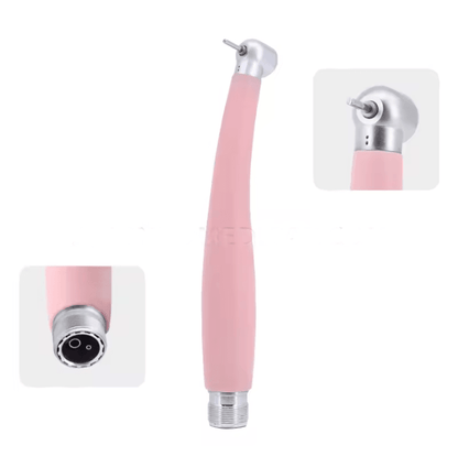 ProLite Pink Dental Handpiece High Speed Push Button With LED Light And Ceramic Bearings 3