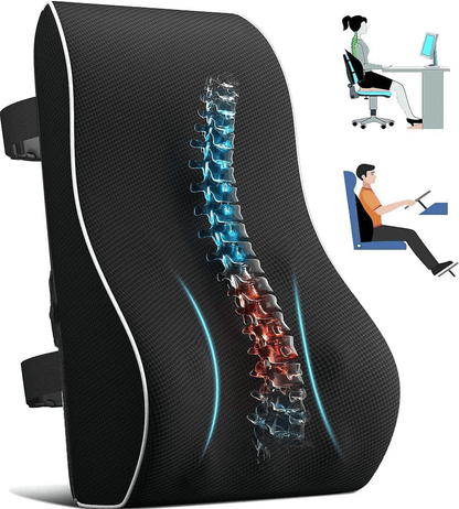 ComfortDrive Memory Foam Car Seat Cushion for Office and Gaming Chairs
