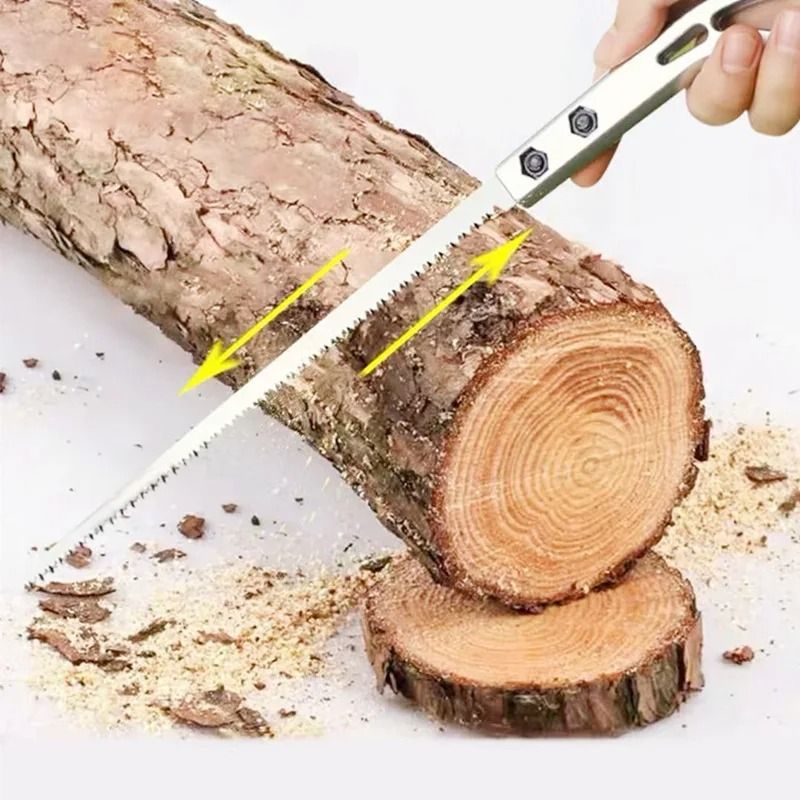 Wood Handle Garden Handsaw With SK5 Steel Blade 4