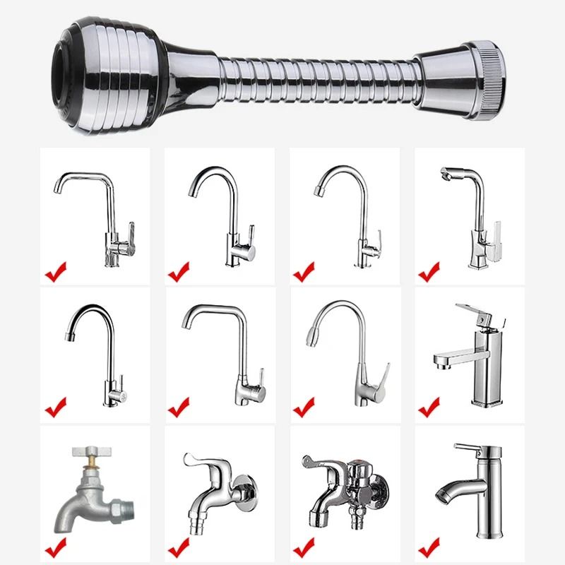 Rotatable High Pressure Faucet Extender For Kitchen And Bathroom 1