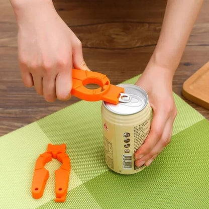 Plastic Multifunction Manual Can Bottle Opener Non Slip Kitchen Gadget 4