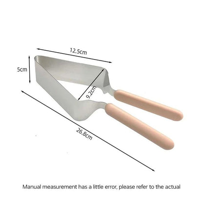 Stainless Steel Cake Slicer Cutter Tongs Cake Server 5