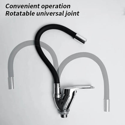 Flexible Rotating Kitchen Faucet With Hot And Cold Water Mixer 3