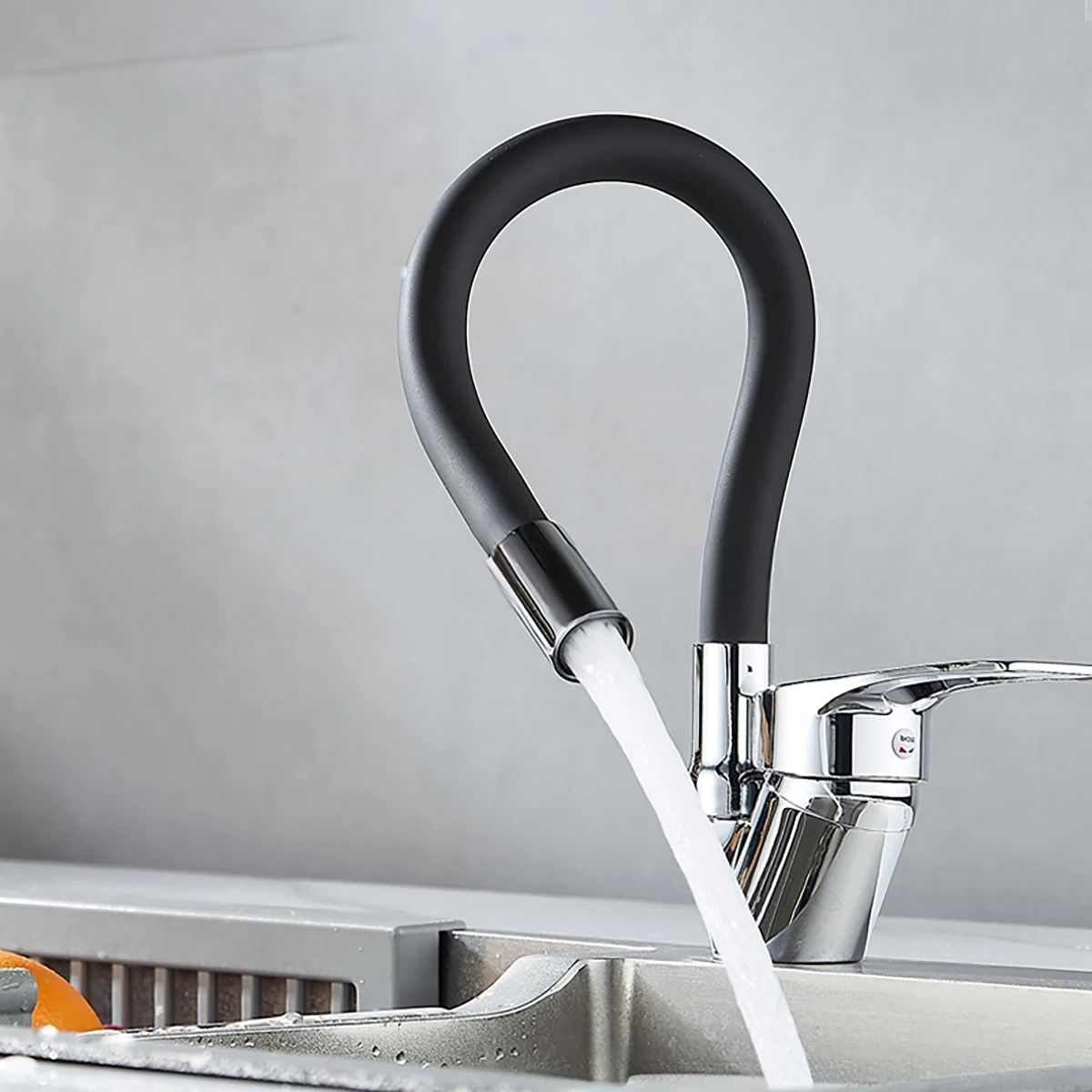 Flexible Rotating Kitchen Faucet With Hot And Cold Water Mixer 5