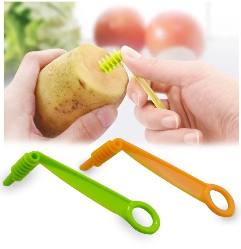 Spiral Slicer Blade Hand Slicer Cutter For Potato Cucumber And Carrot 5