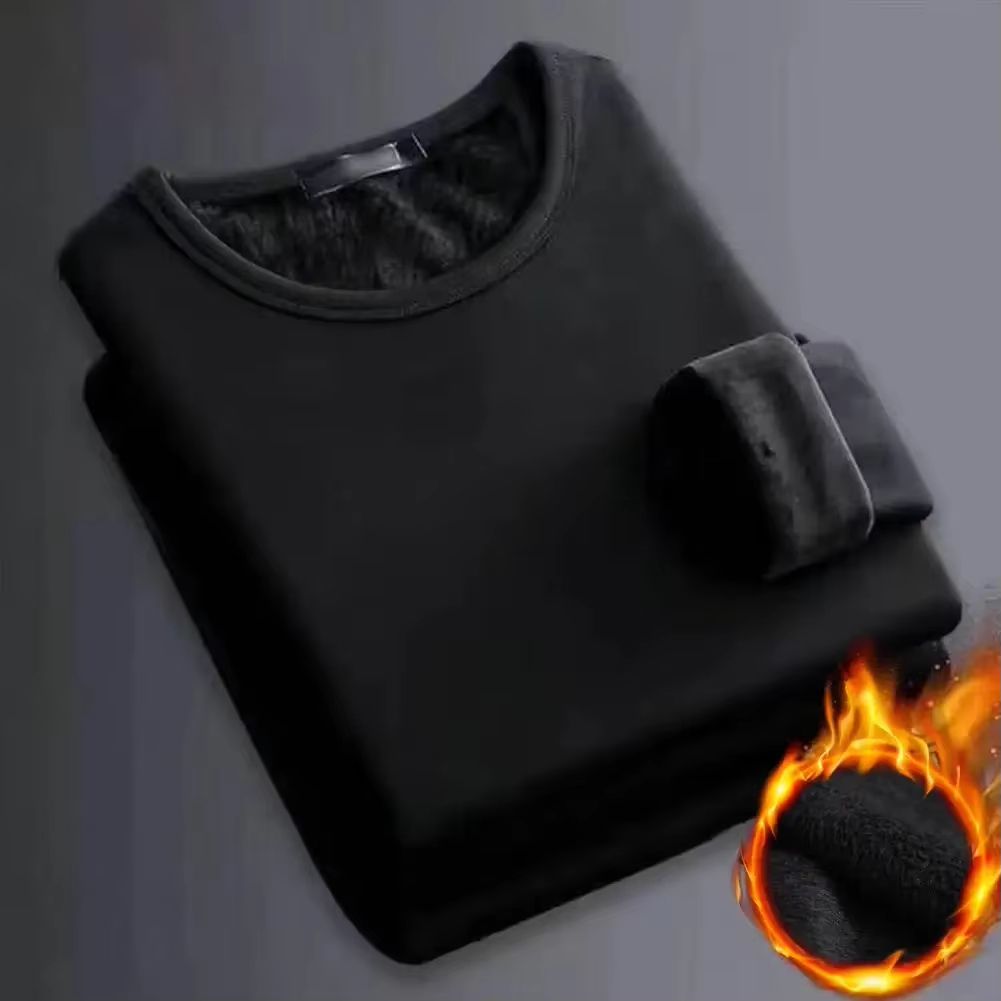 Ultra Warm Mens FleeceLined Thermal Crewneck Shirt  Premium Winter Base Layer 1