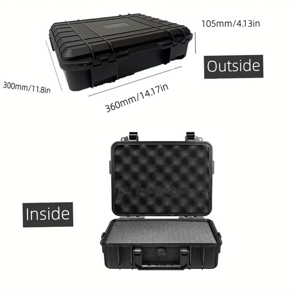 Ultimate Waterproof Hard Carry Case With PreCut Foam Insert  Secure Storage For Tools  Gear 7