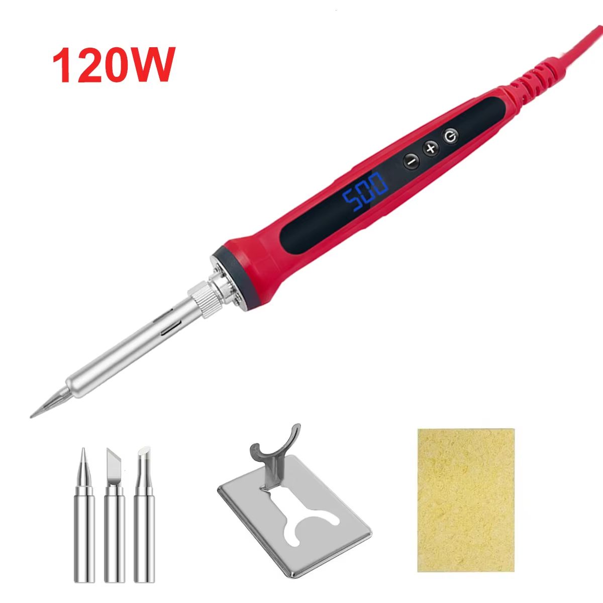 PrecisionPro 80 W Digital LCD Soldering Iron Kit  Adjustable Heat For Electronics  DIY 13