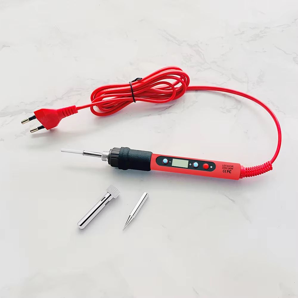 PrecisionPro 80 W Digital LCD Soldering Iron Kit  Adjustable Heat For Electronics  DIY 5