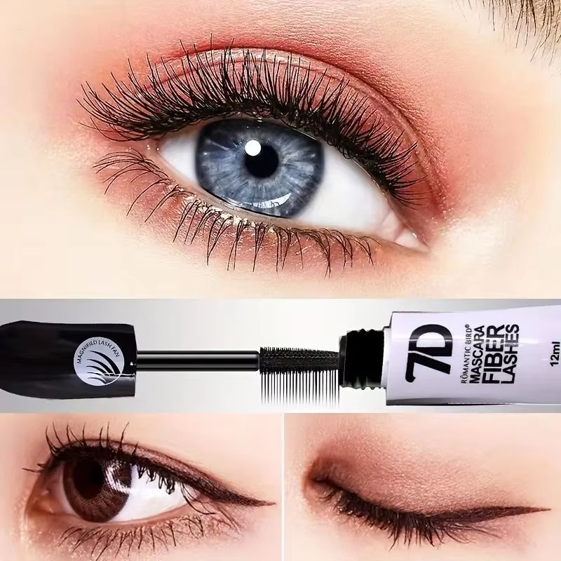 Velvet Curl 7D Fiber Mascara Set  Waterproof LengthDefining Lash Bundle 2
