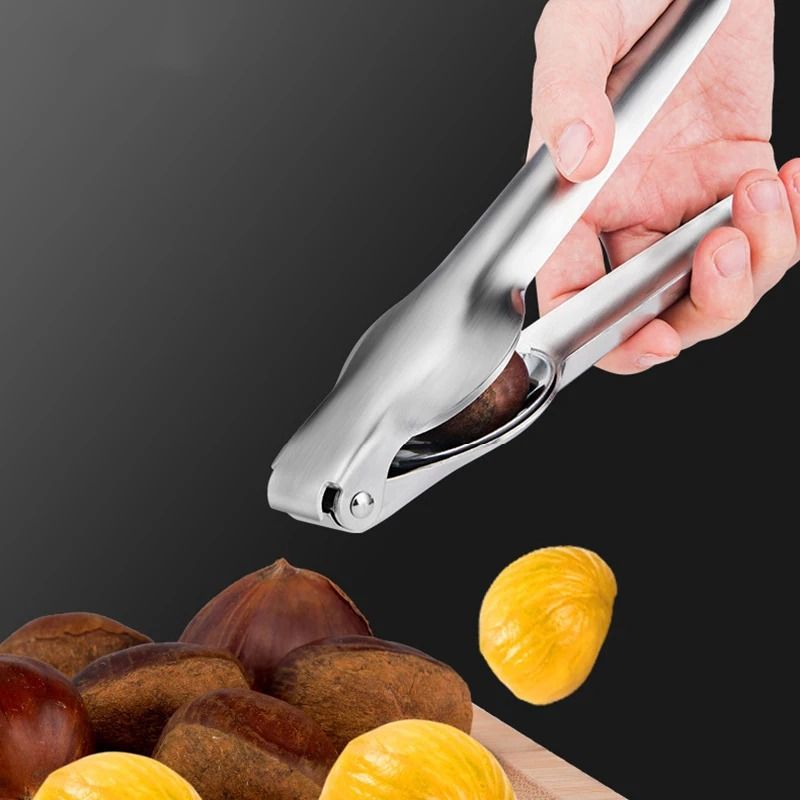 Stainless Steel Chestnut Opener and Walnut Sheller Tool
