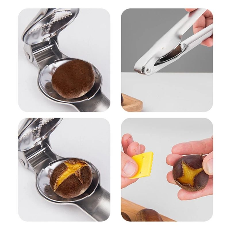 Stainless Steel Chestnut Opener And Walnut Sheller Tool 3