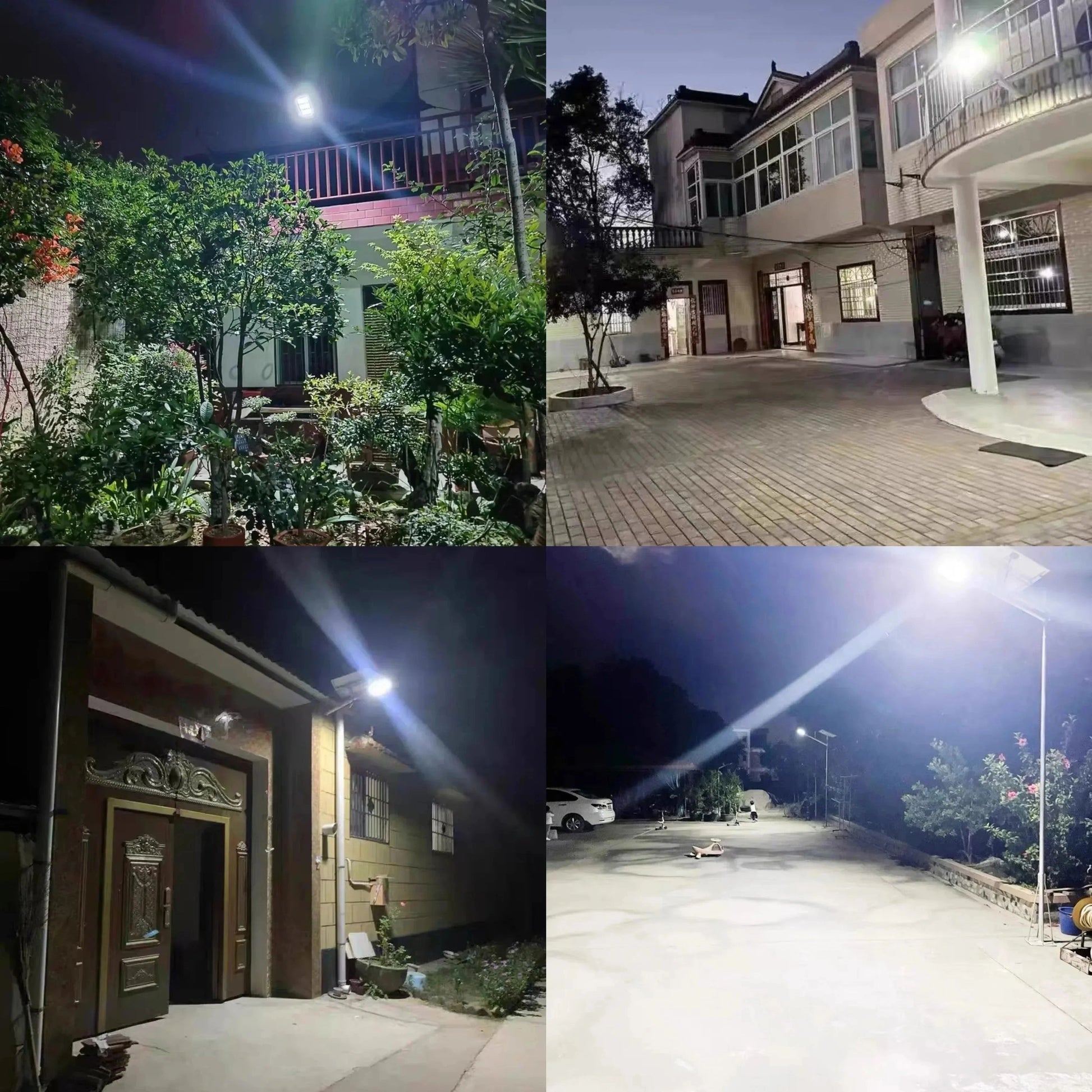SunGuard 15000 LM Solar Motion Sensor Flood Light  UltraBright Waterproof Outdoor Lamp 4